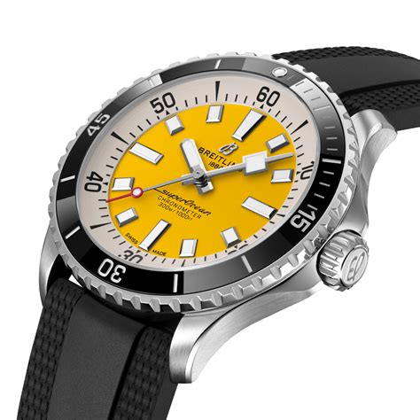 breitling abyss yellow|Superocean Automatic 42 My22 .